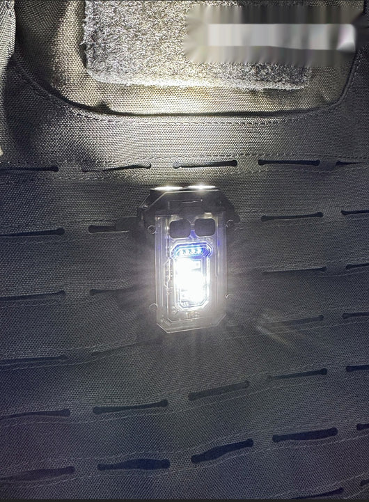 Linterna Táctica Portátil con Montaje para Mochila - Luz de Advertencia Profesional - Image 10