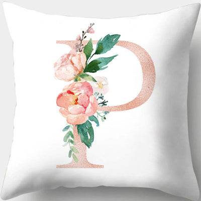Funda de Almohada con Letras Florales Día de San Valentín Impresión Digital - Image 53