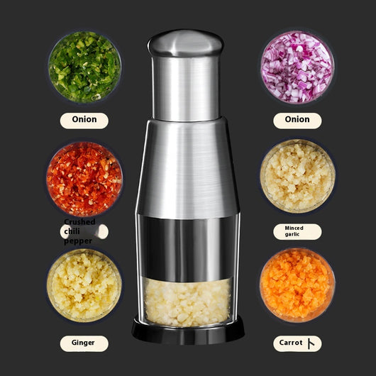 Prensa de Ajo y Picador Manual Multiusos para Verduras - Image 4