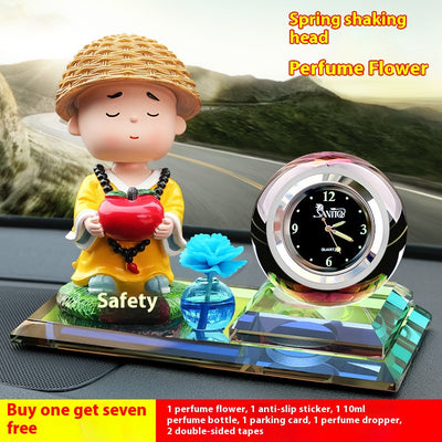 Adorno Perfumado para Auto con Cabeza Móvil y Cristal Tallado - Image 16