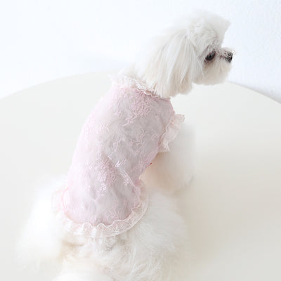 Chaleco de Encaje Antiestático para Mascotas - Ropa Elegante para Perros y Gatos - Image 22