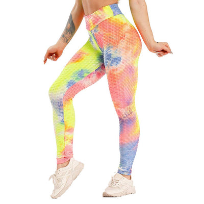 Pantalones de Chándal Tie-Dye Cintura Alta y Ajustados - Image 9