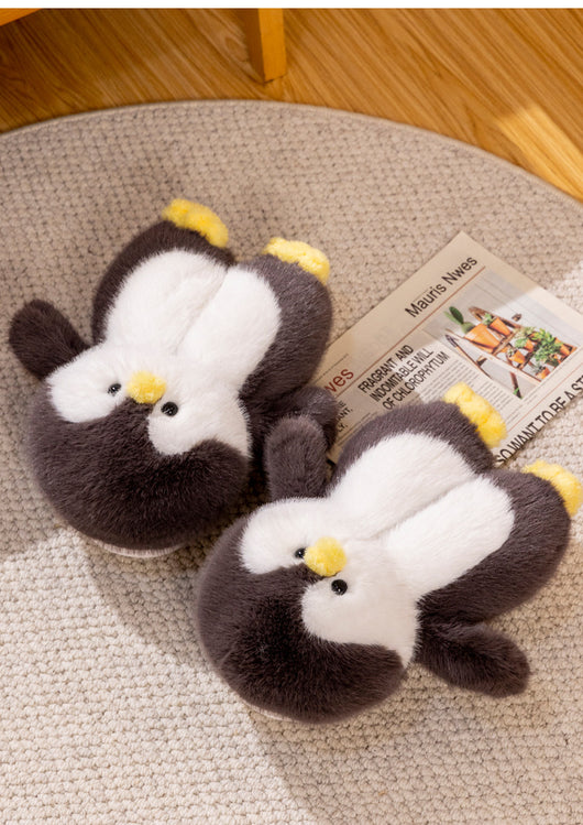 Pantuflas Pingüino Multicolor - Zapatillas Peluche Cálidas para Mujer - Image 15