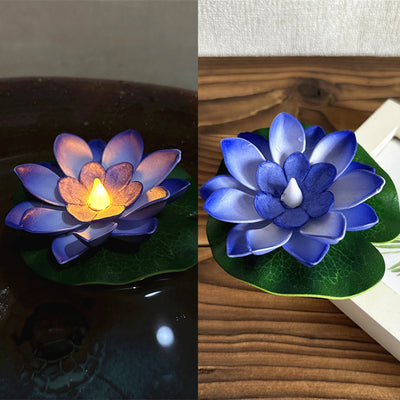 Lámpara Nocturna LED Flotante con Loto Acuático e Inducción por Movimiento - Image 7