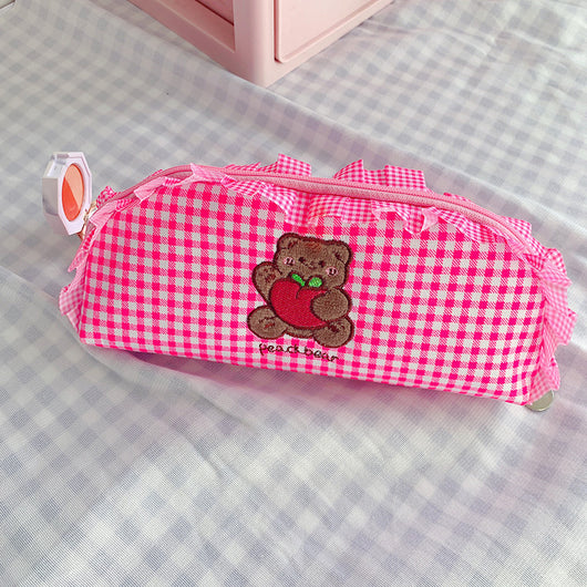 Estuche Escolar Adorable para Niñas - Diseño Viral con Red de Malla - Image 12