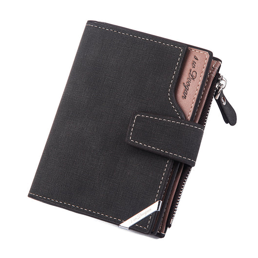 Billetera Corta Multifuncional Estilo Coreano para Hombre - Image 9