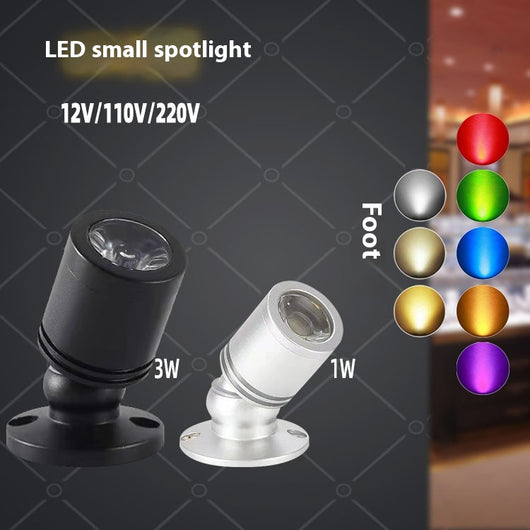 Mini Foco LED de Superficie para Joyería