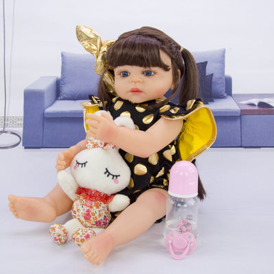 Muñeca Reborn de Silicona Completa - Bebé Niña Realista