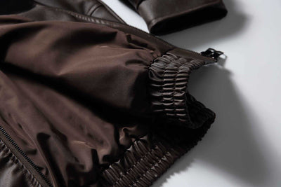 Chaqueta de Cuero para Motociclista - Estilo Clásico Masculino - Image 17