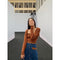 Chaqueta Corta Elegante de Manga Larga Versátil para Mujer