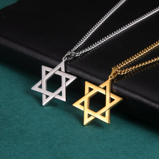 Dije Hexagrama en Plata S925 - Símbolo de Protección y Equilibrio