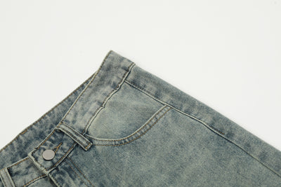 Jeans Casuales Hombre con Múltiples Bolsillos - Estilo Street Lavado Pesado - Image 8