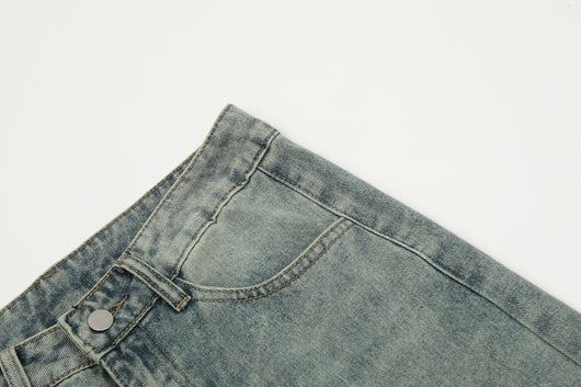 Jeans Casuales Hombre con Múltiples Bolsillos - Estilo Street Lavado Pesado - Image 8