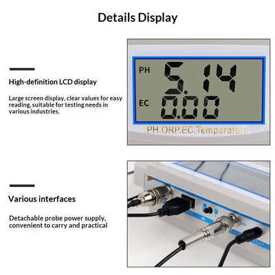 Medidor Digital 6 en 1 para Análisis de Calidad del Agua con Pantalla LCD - Image 18