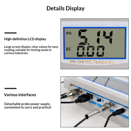 Medidor Digital 6 en 1 para Análisis de Calidad del Agua con Pantalla LCD - Image 18