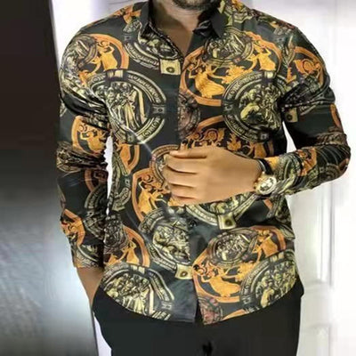 Camisa Casual Entallada de Manga Larga para Hombre - Image 27