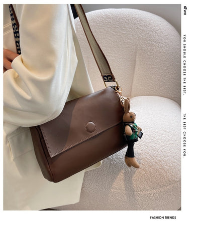 Bolso Bandolera Cuadrado Mini Retro Otoño-Invierno con Correa Ancha - Image 22