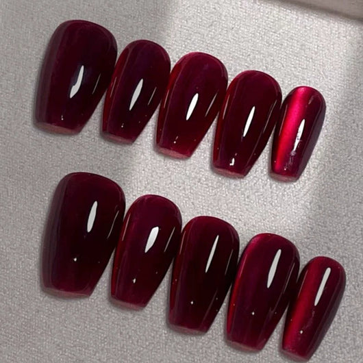 Pegatinas de Uñas Efecto Ojo de Gato 30 Piezas Largo T - Image 9