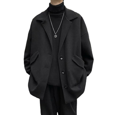 Abrigo Gabardina Casual Versátil para Hombre - Corte Relajado Primavera Otoño - Image 5