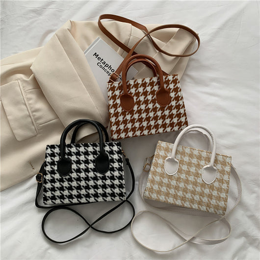Bolso de Cuadros para Mujer - Bandolera Casual Crossbody