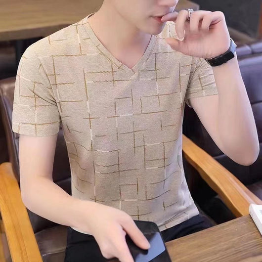 Camiseta Casual Hombre Estampado Moderno Manga Corta - Image 9
