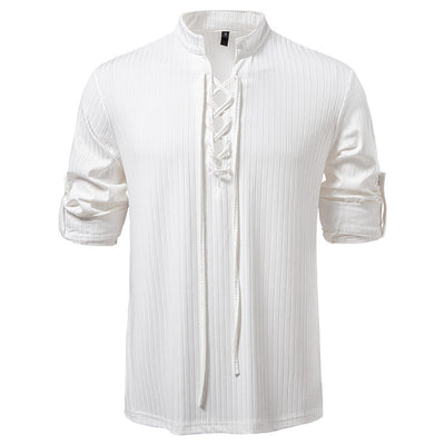 Playera Casual de Manga Larga con Cordón Ajustable para Hombre - Image 15
