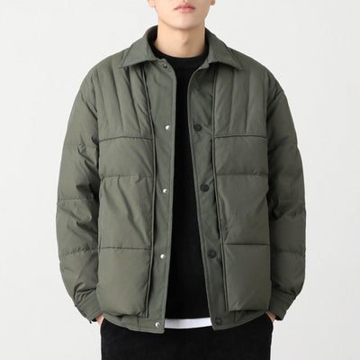 Chaqueta de Plumas Ligera para Hombre - Casual y Versátil