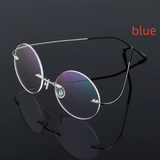 Gafas Retro Sin Marco de Titanio Super Elásticas - Image 10
