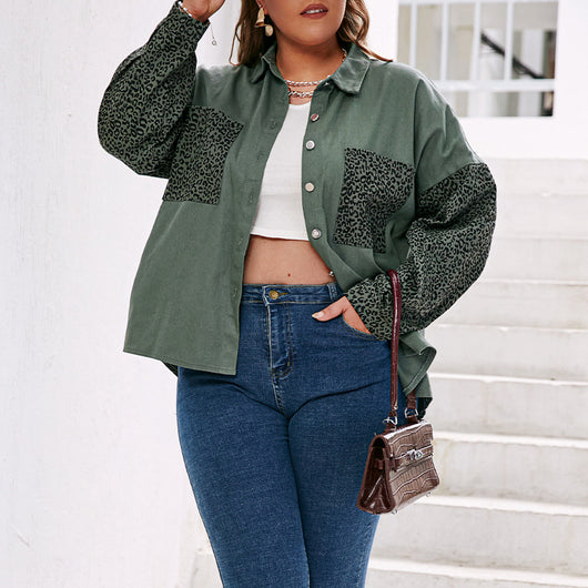 Cardigan con Volantes Liso Abotonado Clásico