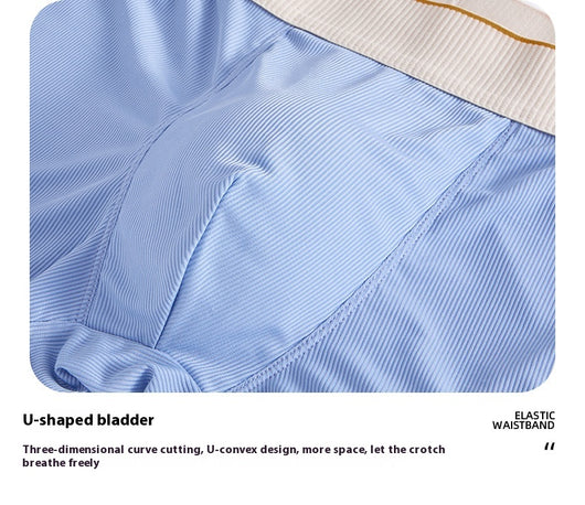 Bóxers de Seda Helada con Rayas para Hombre - Comodidad y Transpirabilidad - Image 15