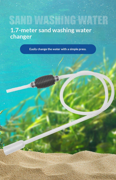 Tubo Sifón Manual para Limpieza de Arena y Cambios de Agua en Acuarios - Image 11