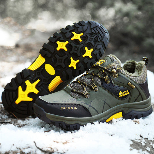 Botas de Senderismo Cálidas para Hombre - Deportes al Aire Libre