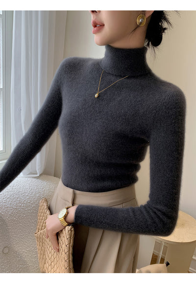 Polera Térmica Ajustada para Mujer - Base Interior Elástica Otoño Invierno - Image 22
