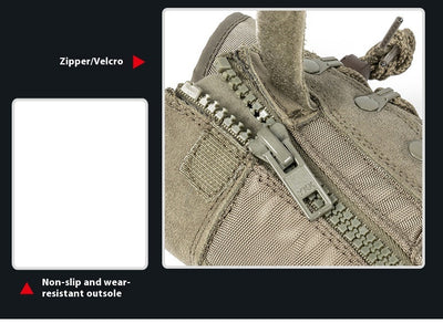 Botas de Combate Altas Verde Desierto - Calzado Táctico Ligero - Image 18