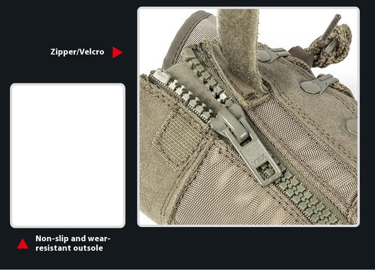 Botas de Combate Altas Verde Desierto - Calzado Táctico Ligero - Image 18