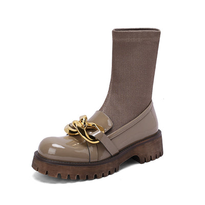 Botín de Cuero con Tacón Medio - Colección Otoño Invierno - Image 12