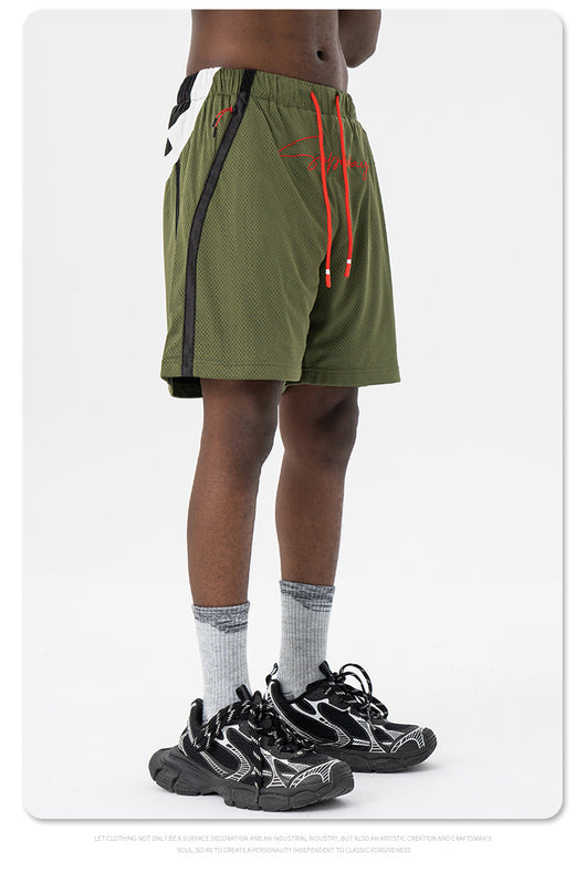 Shorts Casuales Premium Estilo Americano con Malla Transpirable y Detalles en Contraste - Image 24