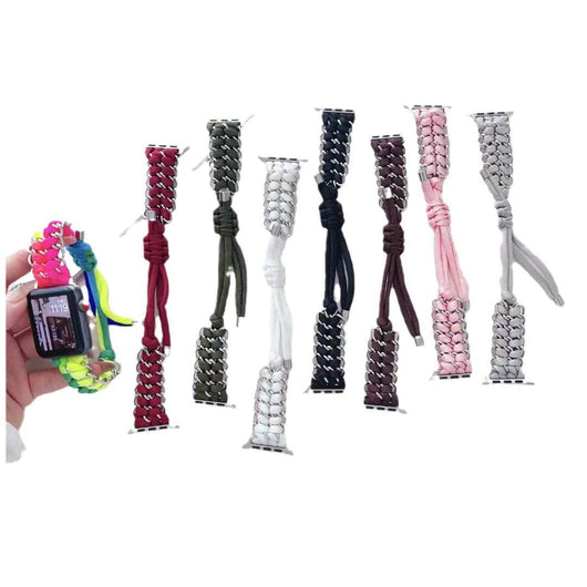 Correa de Reloj Nylon con Cadena Metálica Tejida - Image 6