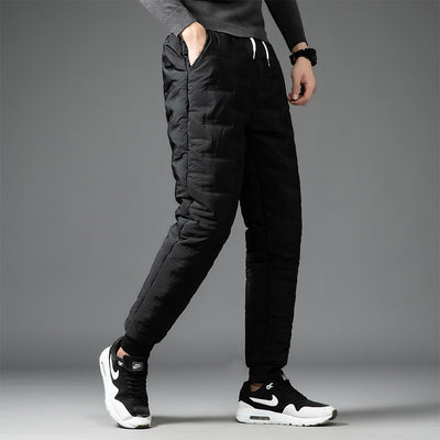 Pantalones Térmicos de Algodón Rellenos de Plumón para Hombre - Image 12