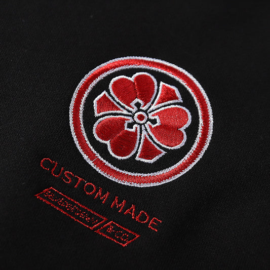 Sudadera Cuello Redondo con Bordado Tatuaje Tradicional - Image 2