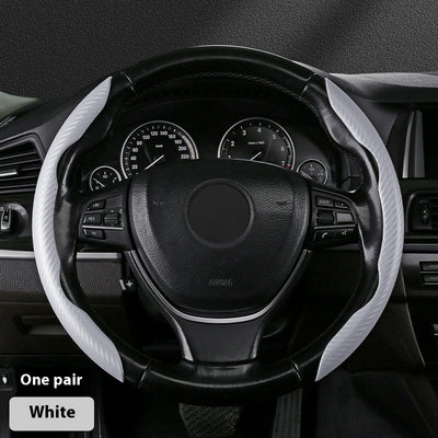 Funda para Volante de Gamuza Absorbente con Patrón Fibra de Carbono - Image 4
