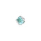 All-Plateado Tianhuo-Cut Firework-Cut Thorn Rose EarringsAnti-Oxidation Unisex Retro Estilo Verde 1PC 6mm