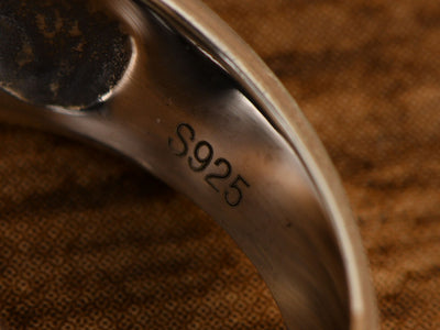 Anillo Retro de Plata 925 Negro para Hombre - Image 10