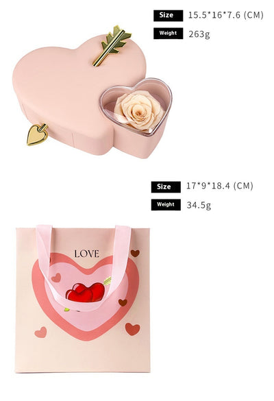 Caja de Joyería Doble Corazón en Plástico - Image 22