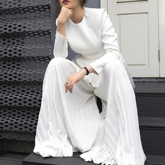 Traje de Pantalón Ancho Ligero y Moderno - Image 8