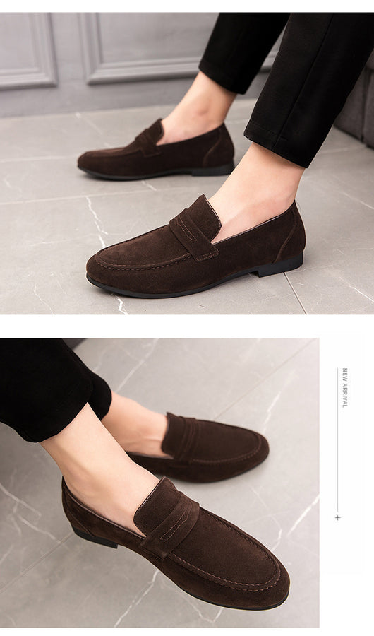 Zapatos Casuales de Ante para Hombre - Slip-on Cómodos de Cuero - Image 17