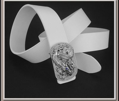 Cinturón de Cuero Premium Versátil con Hebilla Ajustable - Image 7