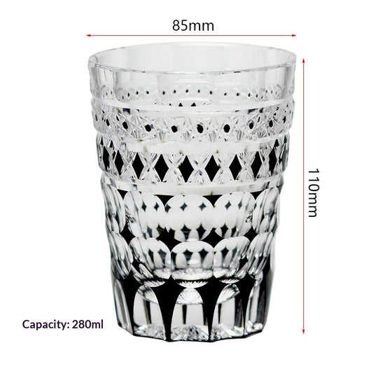 Vaso de Cristal Tallado a Mano Estilo Japonés para Whiskey y Jugos - Image 8