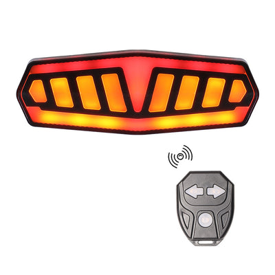 Luz Trasera de Seguridad con Control Remoto Recargable e Indicador de Frenado - Image 5