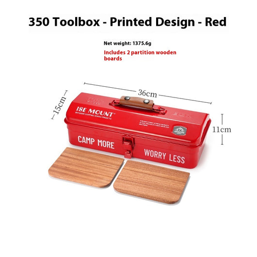 Caja de Herramientas para Camping Outdoor con Compartimentos y Stickers - Image 22